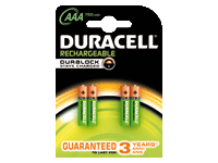 Duracell Batterij oplaadbaar aaa 750mah staycharged