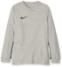 Nike Kinder Tiempo Premier Fußballtrikot mit langen Ärmeln, Grau (Pewit)