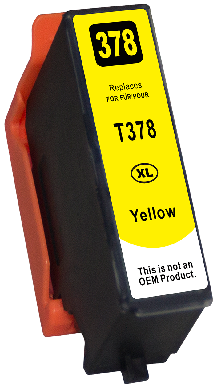 Huismerk inktcartridge voor Epson 378XL geel