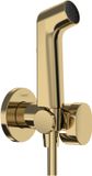 Hansgrohe Bidette handdouche 1jet S EcoSmart voor koud water, met douchehouder en doucheslang 125cm, Polished Gold-Optic, 29230990