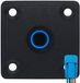 ProRide Interrupteur à pression métallique Panneau encastrable 220V ON-OFF - 12mm - avec câble de connexion - indication LED Bleu