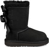 UGG Bailey Bow II Enfants Bottes Noir Cuir