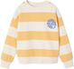 Vertbaudet Gestreept sweater voor jongens met geplaatst motief