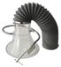 Merkloos Lasrookafzuiger - Mobiel - 100 tot 230 mm - 2 m PVC-slang