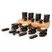 Master Massage Hot Stone Hete Massagestenen in decoratieve Bamboekist 40 stuks