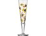 Ritzenhoff Champagne Glazen - Luipaardprint Goud - 2 Stuks - Kristalglas - 205 ml