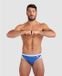 Arena Icons Solid Zwembroeken Mannen Koninklijk/Wit Gestreept Polyester