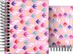 Grafoplás Elena Corredoira 16531932 notitieboek met spiraalbinding, geruit, model vogels, A7