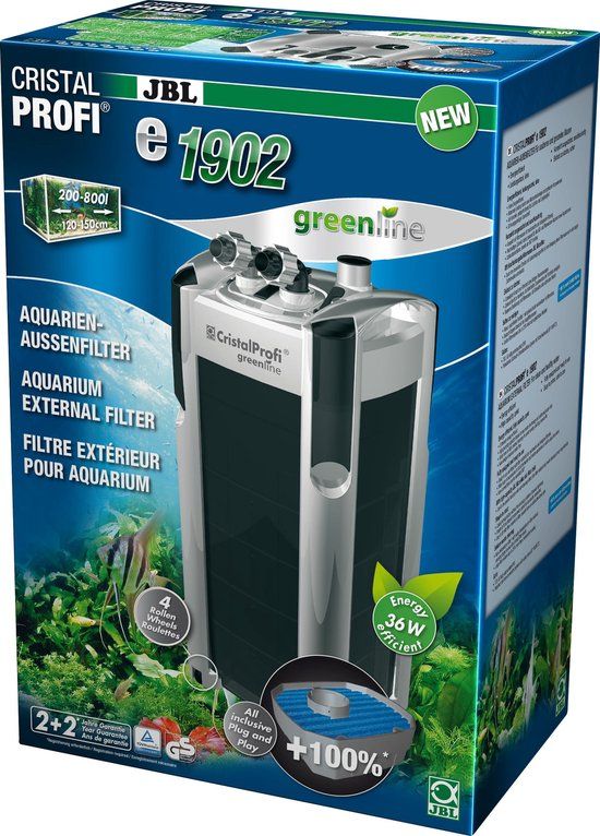 JBL CristalProfi E1902 Aquariumfilter - 1900 l/h - 800 l