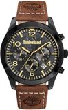 TIMBERLAND Chronograaf Killington Peak Heren Polshorloge - Leer - Zwart/Bruin