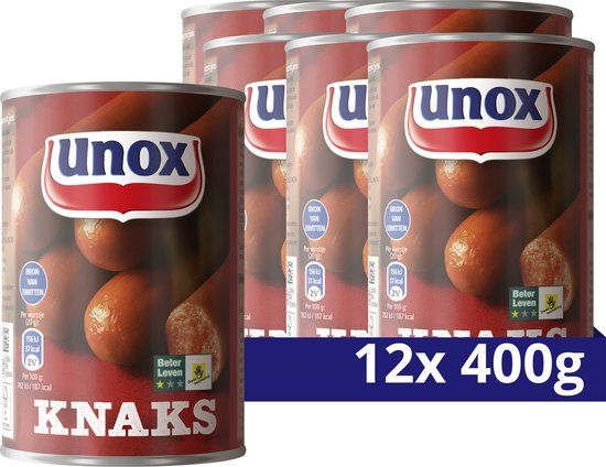 Unox Knakworst - Knaks - 12 x 400g