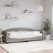Maison Exclusive - Lit de jour avec matelas, couleur taupe, 80x200 cm, tissu