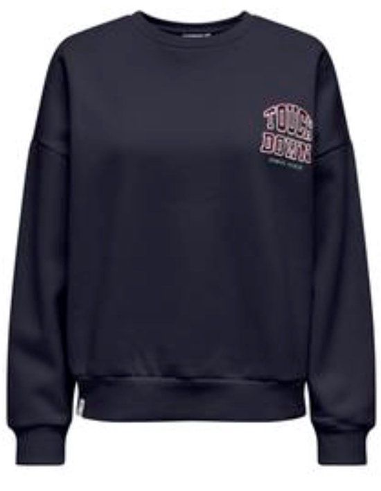 Only Trui Onlrillo L/s Boxy O-neck Cs Swt 15364745 Night Sky/touchdown Dames Maat - XS