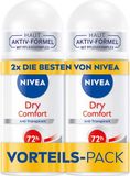Nivea Dry Comfort Déodorant Roll-On Anti-Transpirant 4x50ml