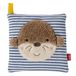 Fehn Kirschkernkissen Otter - Kuschelkissen mit entnehmbarem Wärme-/ Kältesäckchen - für Babys und Kleinkinder ab 0+ Monaten