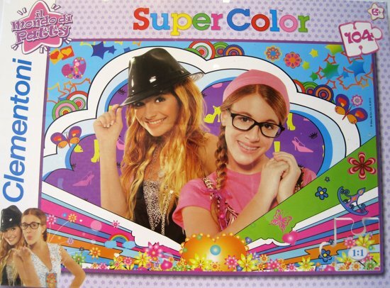 Clementoni Super Color puzzel - 104 stukjes - De wereld van Patty