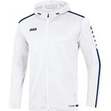 Jako Jas Met Capuchon Striker 2.0 Dames Wit-Marine Blauw Maat 42