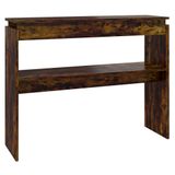 VidaXL Wandtafel 102x30x80 cm bewerkt hout gerookt eikenkleurig