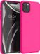 kwmobile telefoonhoesje geschikt voor Apple iPhone 11 Pro Max - Hoesje met siliconen coating - Smartphone case in neon roze