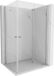 Mexen Mist-F Duo douchecabine pliante droite 75 x 120 cm, transparent, chrome