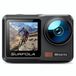 Surfola Action Cam 4K 60FPS, SF630 onderwatercamera, 40 m, blank metaal, waterdichte camera 10 m, wifi, EIS helmcamera, externe microfoon, 2 x 1350 mAh batterijen en Batterijdock