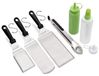 Spatule à grill set van 6 - Professionele grillaccessoires voor de barbecue
