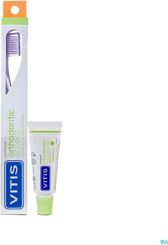 Vitis Orthodontic Tandenborstel - Medium - Willekeurig