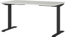 Germania Elektrisch verstelbaar bureau Cornel - 140x80x72cm - lichtgrijs/zwart