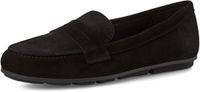 Tamaris - Dames - Loafers - Zwart - Leer - Maat 39