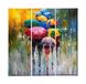 Homemania Paraplu HM203PKNV-63, 3-delig, kunst en graffiti, voor woonkamer, slaapkamer, meerkleurig, 69 x 3 x 50 cm, polyester, hout