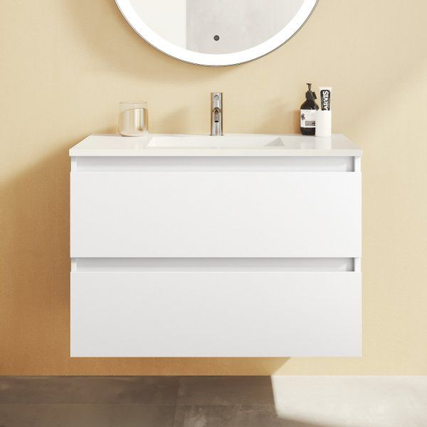 Adema Chaci badmeubelset 80x46x57cm wit mat