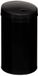 JJA SAS Poubelle BASIC Ronde 42L Métal Rond Noir