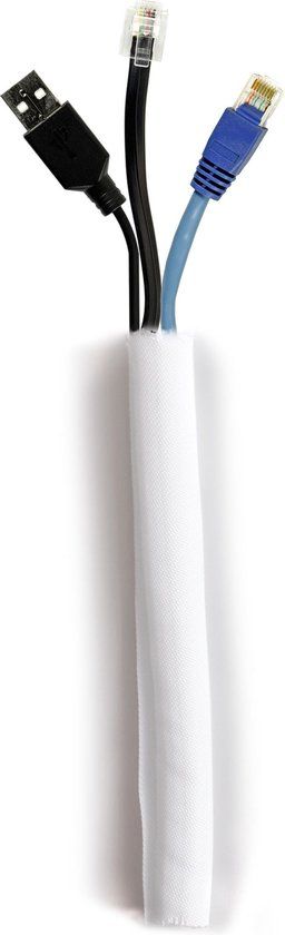 Multibrackets Universal Kabelsok Self Wrapping 19mm-25m - wit
