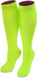 normani 1 paar kniekousen „Bi-Color“ limoengroen/berry Schoenmaat 47-50 Unisex Katoen/Polyamide/Elastaan