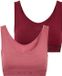 FALKE Daily Comfort Multipack ademend katoen beha dames veelkleurig - maat XXL
