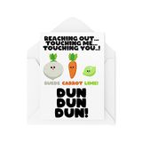 Grappige Suede Carrot Lime Grappige verjaardagskaarten - Sweet Caroline Card - CBH1710