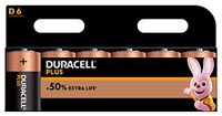 Duracell D Plus Power (6 pack)