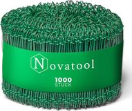 Novatool 1.000 stuks binddraad met ogen 1,4 x 120 mm groen gecoat