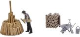 Busch-Jaeger Busch 79941 H0 ACTION set: Houten lagen figuren