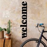 Merkloos Asir - Wanddecoratie - Zwart - 18 x 98 cm