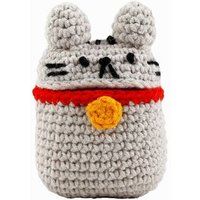 Funny Airpods Hoesje voor Airpods 1 en 2 met haakje in de vorm van een kat