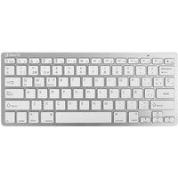 Silver HT Colors Edition - Blanco Spanish Qwerty Silver Draadloos Toetsenbord