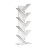WELL HOME Boekenkast met V-vakken, spaanplaat, 100% melaminecoating, wit
