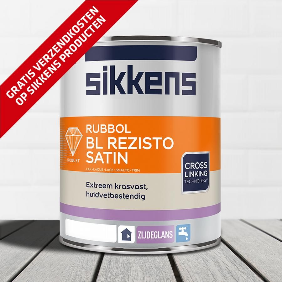 Sikkens BL Rezisto Satin 2 - 5 liter - Op kleur - 8711115337241