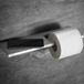 Keuco Toiletpapierhouder van aluminium zilver geanodiseerd, met plank, wc-rolhouder, papierhouder, voor badkamer en gastentoilet, Edition 400