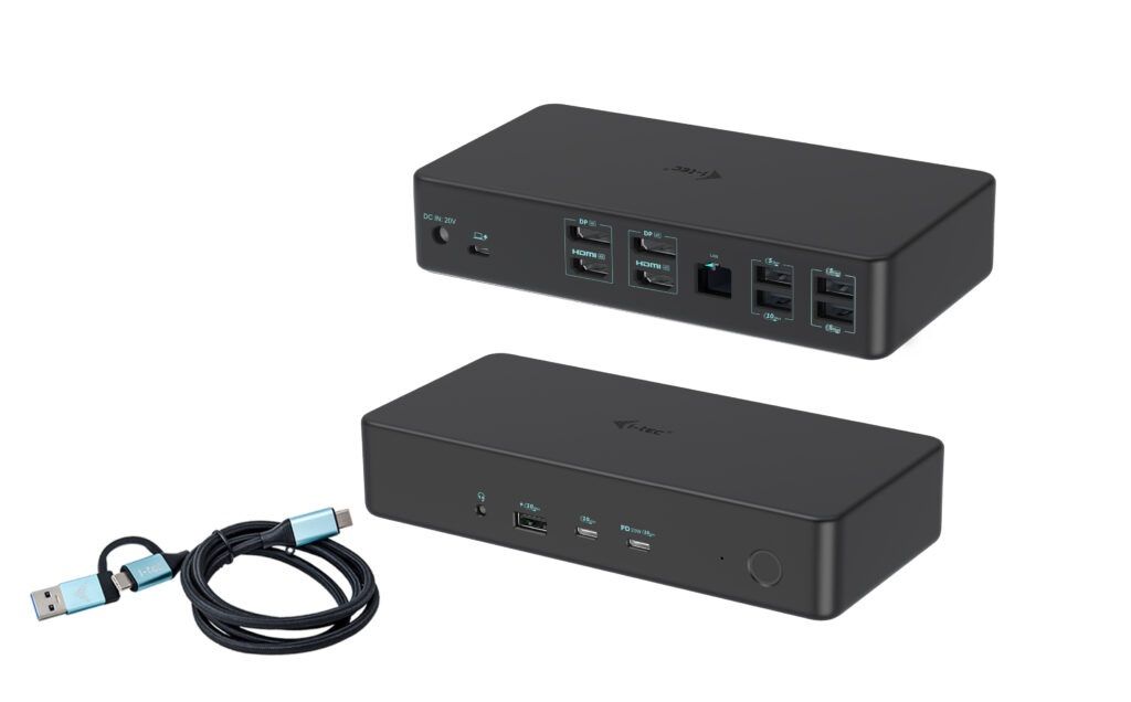 i-tec USB-C / USB 3.0 / Thunderbolt 3 Dual 4K Docking Station - 100W PD