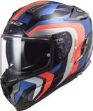 LS2 FF327 Challenger Casque modulable XXS Blanc/Bleu/Rose