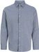 Jack & Jones Overhemd Regular Fit Katoen Lange Mouw Klassieke Kraag Effen Faded Denim L