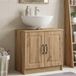 Maison Exclusive Meuble vasque UTRECHT, chêne artisanal, 59,5 x 31,5 x 59 cm
