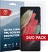 Rosso Screen Protector Ultra Clear Duo Pack Geschikt voor Samsung Galaxy S21 Ultra